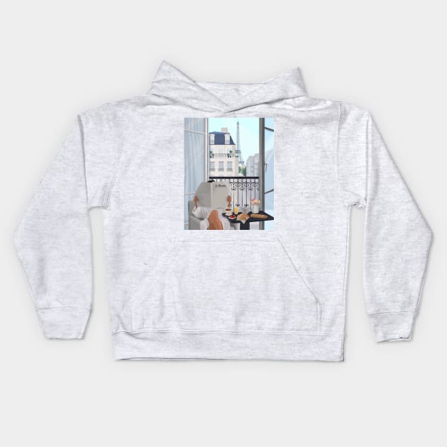 Emily in Paris Kids Hoodie by Petras